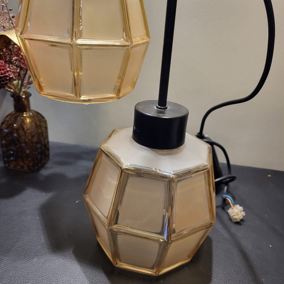 Image 1 of Vintage Glass Lamps - Set of 2