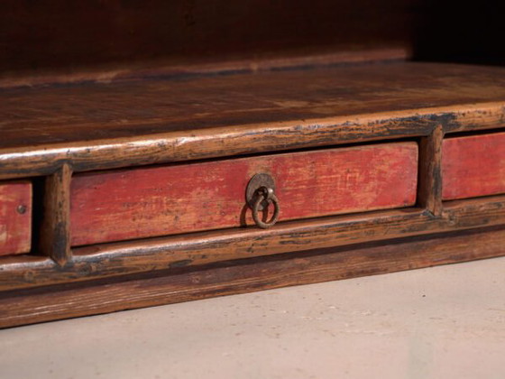Antiker niedriger Schrank aus Ulmenholz – China, ca. 1900 – Sideboard, Iron (photo 21 of 40)