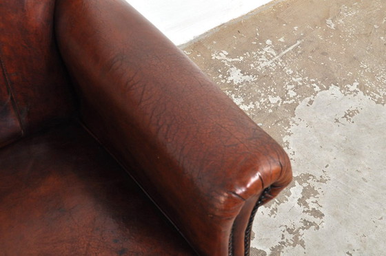 Image 1 of Vintage leather armchair 1950s