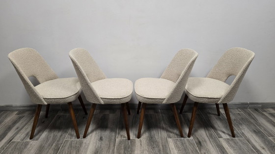 Image 1 of Eetkamerstoelen van Oswald Haerdtl voor Ton, set van 4