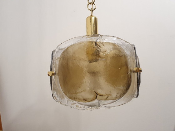 Image 1 of Kaiser Leuchten Murano Mazzega Lustre En Verre Années 1970