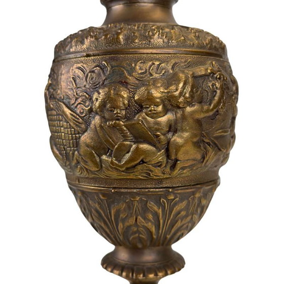 Brocca in Bronzo Bacco con Putti, Stile XIX Secolo – Classica Brocca Ornamentale Europea (photo 12 of 13)