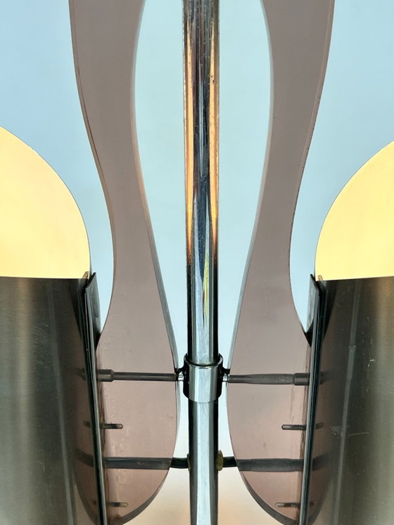 Image 1 of Vintage Maison Charles Hanglamp, Frankrijk 60's