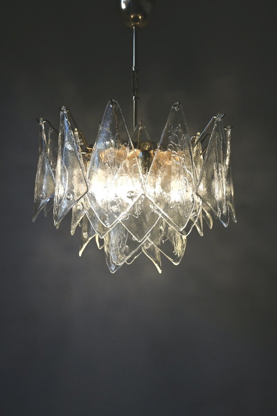 Wunderschöner XL-Kronleuchter aus Muranoglas von La Murrina – Metal (photo 13 of 15)