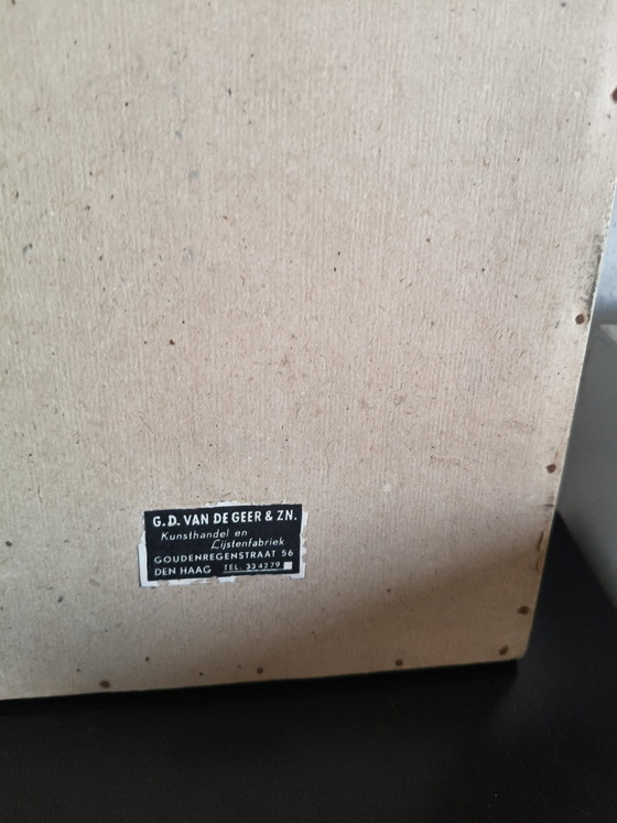 Image 1 of Original 1967 Mid-Century Maya Stone Rubbing – Palenque, Mexico (Framed)