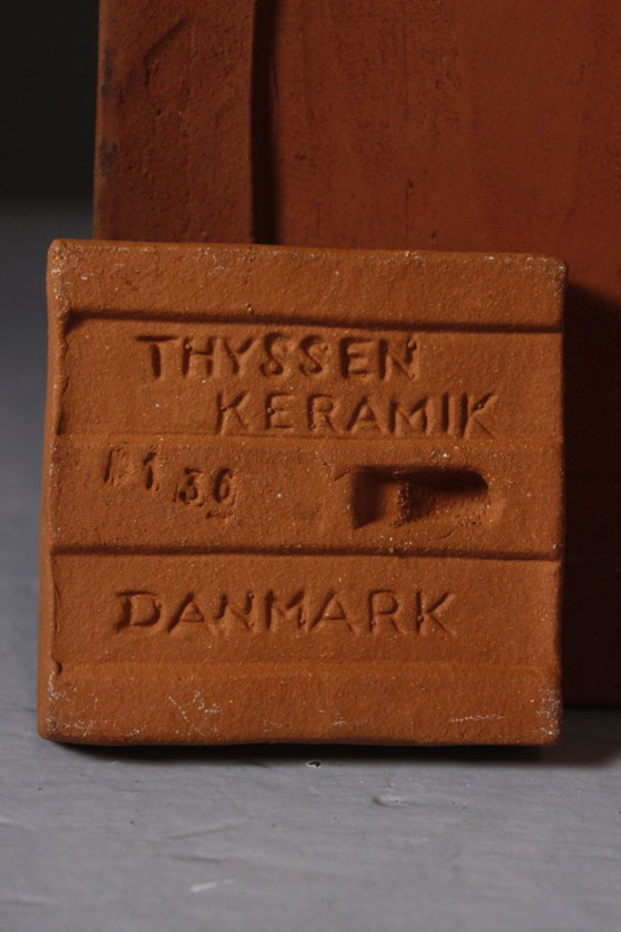 Thyssen Keramik Denemarken jaren 1950 - Viking Drakkar decoratieve tegelset – Wanddecoratie, Ceramic (photo 10 of 11)