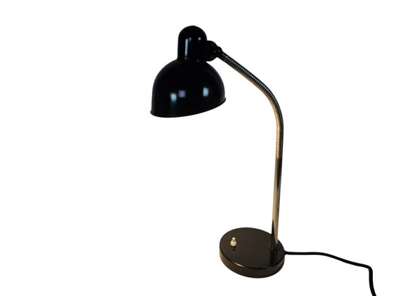 Image 1 of Kaiser Idell - design Christian Dell - bureaulamp - metaal - emaille - Duitsland - 2e kwart 20e eeuw