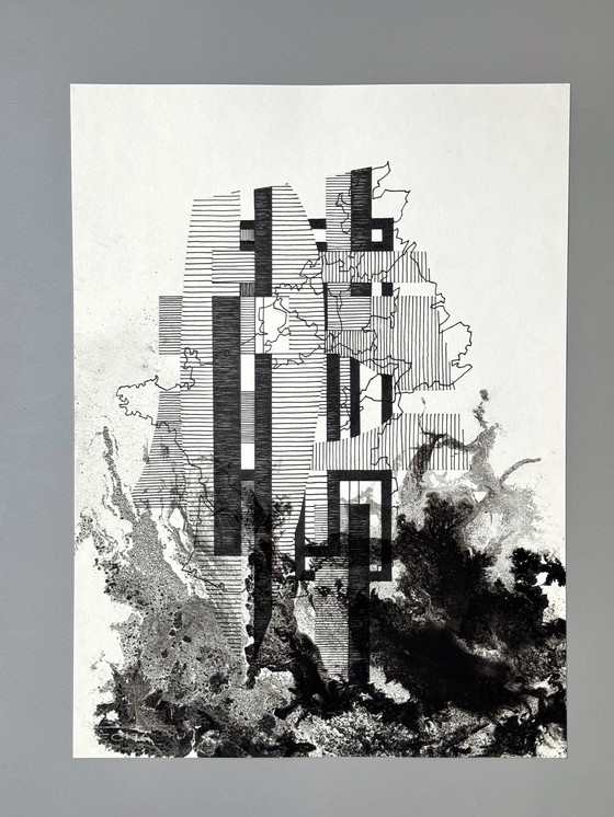 Image 1 of Eugène Eechaut (1928-2019) - inkttweeluik, 1970-1980