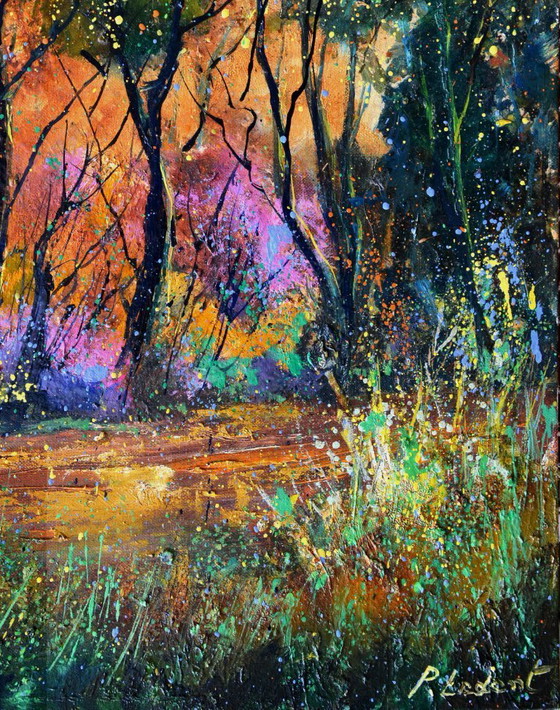 Image 1 of Colorful forest scenery