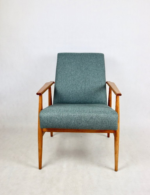 Fauteuil de repos vintage en renard bleu, 1970
