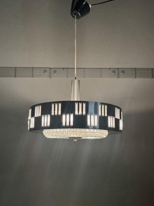 Lampada a sospensione Space Age Schmahl & Schulz anni '70