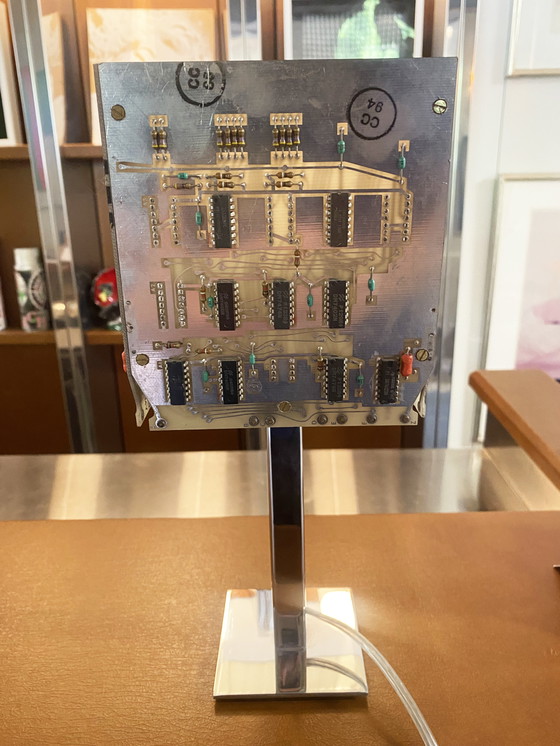 Image 1 of Alain Vilatou - "Cubique" lamp