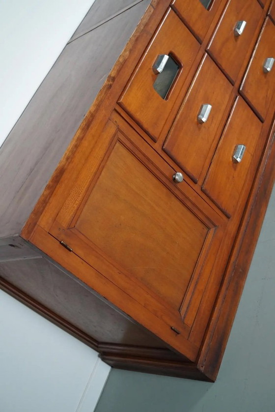 Image 1 of Grande mobiletto da merceria/negozio vintage in pino francese, anni '50