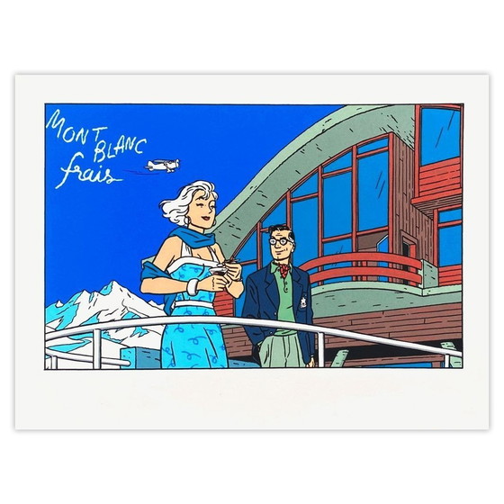 Image 1 of Ted BENOIT Publicité Mont Blanc screenprint