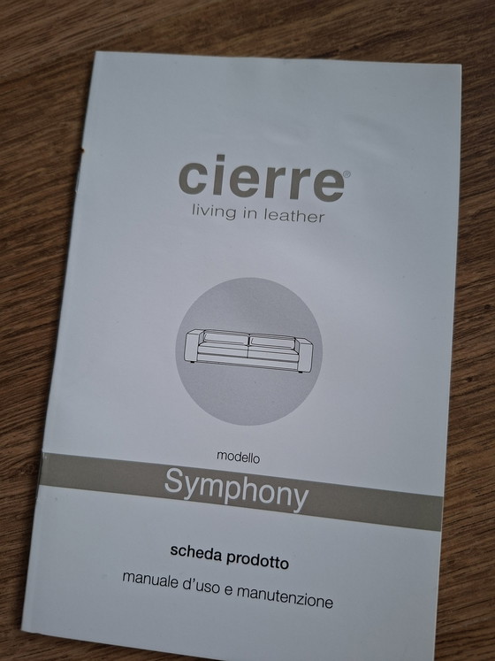 Image 1 of Divano di lusso CIERRE Symphony | Pelle di bufalo massiccia da 5 mm | Design italiano | Prezzo consigliato € 6.500