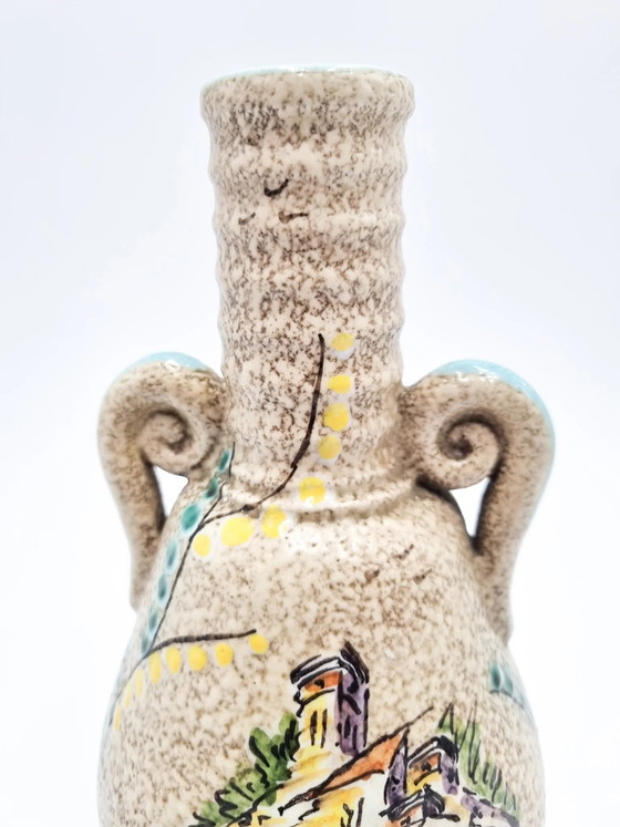 Vlahov Albisola Keramik Soliflore Vase, 1960er Jahre – Vasen (photo 3 of 4)