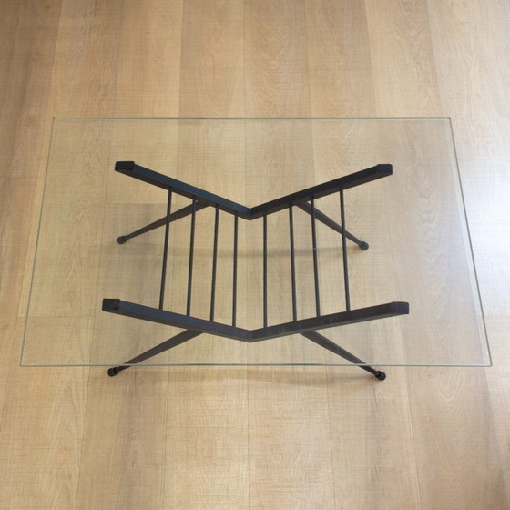 Image 1 of Couchtisch aus Metall und Glas, Spanien, 1970er Jahre