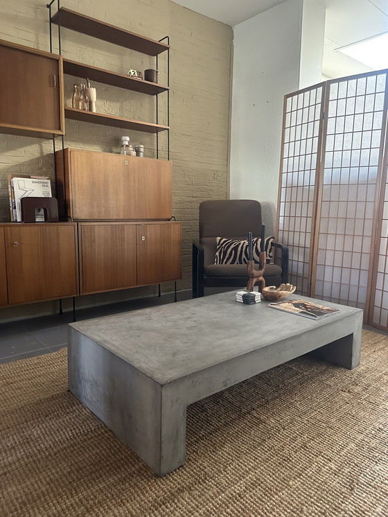 Image 1 of Minimalist concrete look low coffee table