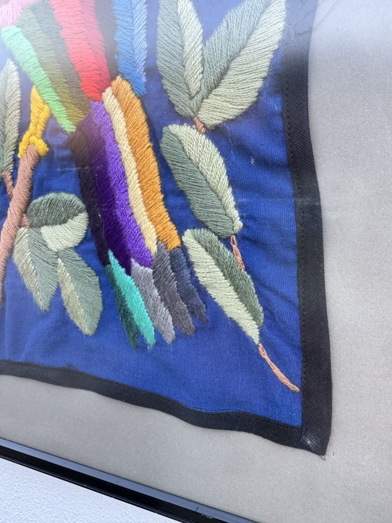 Vintage Mexicaans Tenango Wandtapijt – Wanddecoratie, Wool (photo 8 of 9)
