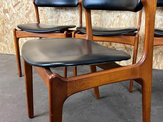 Image 1 of 4x 60er 70er Jahre Stuhl Stühle Teak Dining Chair Erik Buch O.D. Møbler Denmark