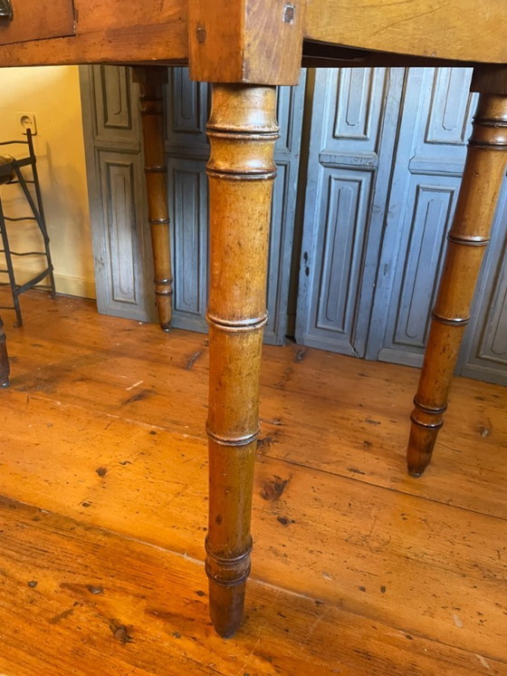 Image 1 of Small table Kitchen table Work table Side table French