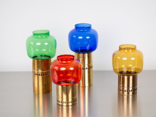 Very rare set of 4 vintage candleholders Lotta by Hans-Agne Jakobsson