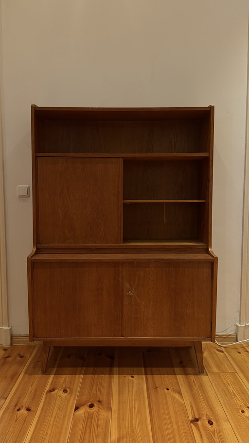 Holzkommode / Midcentury Highboard / Vintage Vitrine / Sideboard