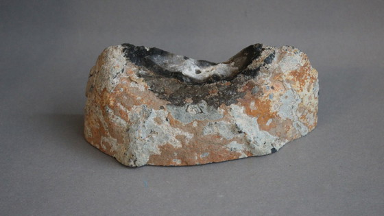 Image 1 of Decoratieve briefgewicht/bureaudecoratie van agaatgeode, gewicht 780 gram