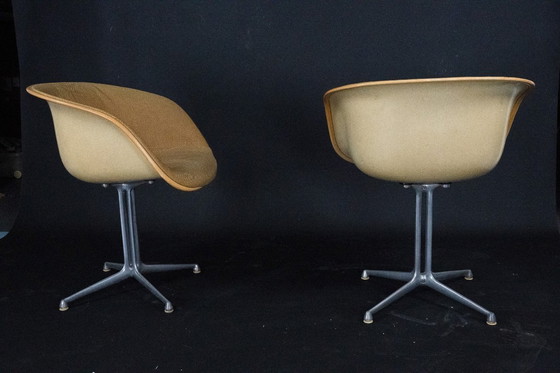 Image 1 of Conjunto de 4 sillones La Fonda de Charles Eames para Herman Miller. EE. UU., década de 1960.