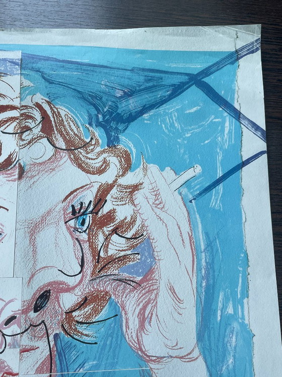 Originele vintage poster van David Hockney (1985) – Paper (photo 4 of 9)