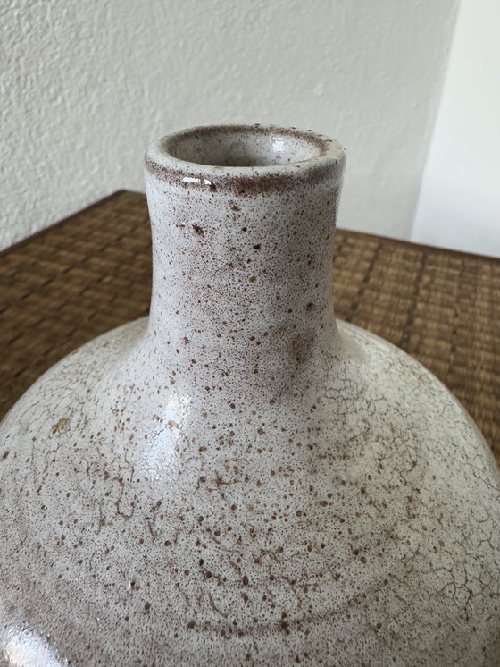 Image 1 of Vase Emailliertes Steinzeug Norbert Pierlot 60er Jahre