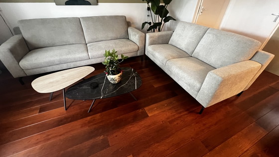 Image 1 of Beautiful fabric 3-2 seater sofa from Montèl