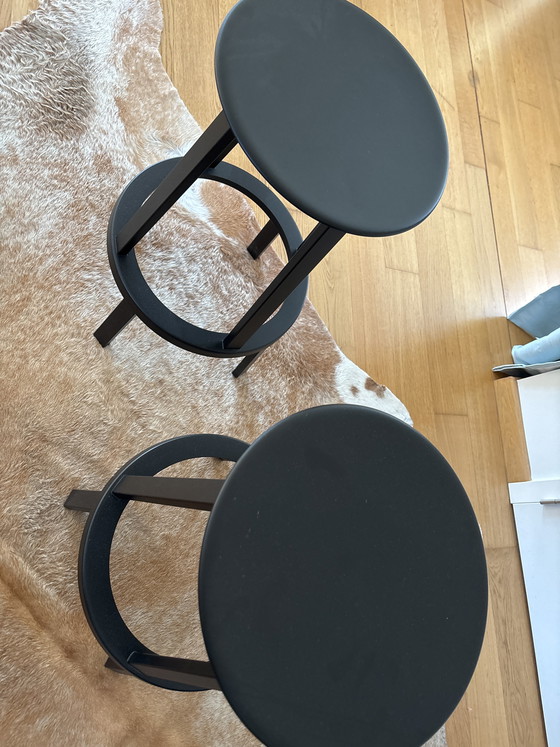 Image 1 of 2 revolver stools HAY