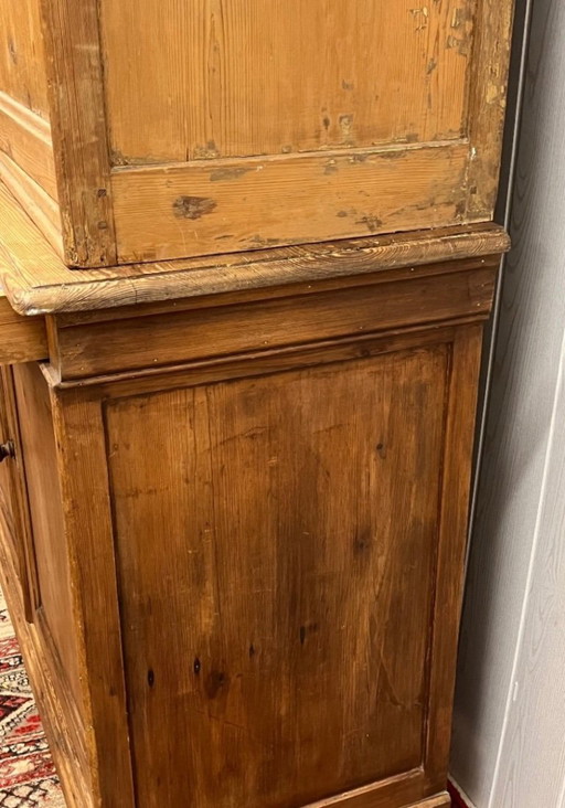 Fir wood sideboard