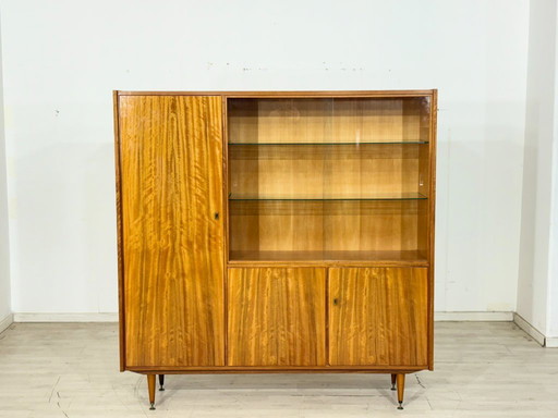 Mueble de salón de mediados de siglo – Vitrina de los años 60 – Aparador alto vintage