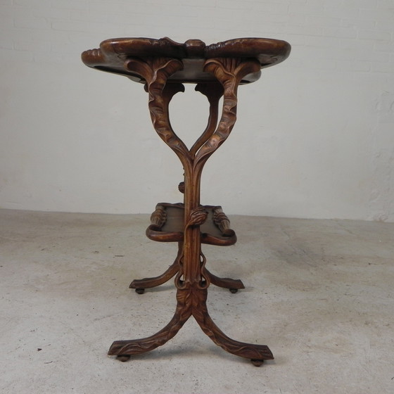 Image 1 of Jugendstil-Teetisch im Stil von Emile Galle