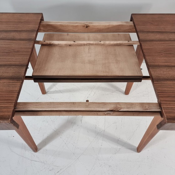 Image 1 of Mesa de comedor Art Déco en nogal, años 60