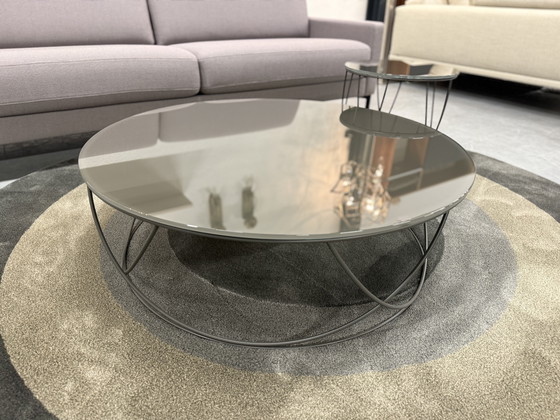 Image 1 of Rolf Benz 8770 Juego de mesa de centro de cristal D95xH30cm