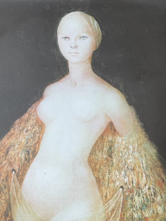 Image 1 of Leonor Fini, Donna vestita con piume di pavone, 1970 ca.