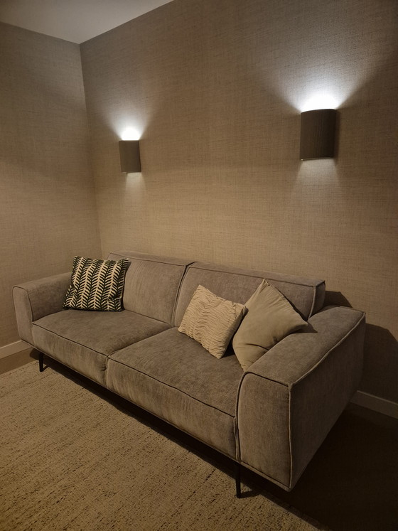 Image 1 of Grijze 3-zits bank - nieuw staat - merk Het Anker