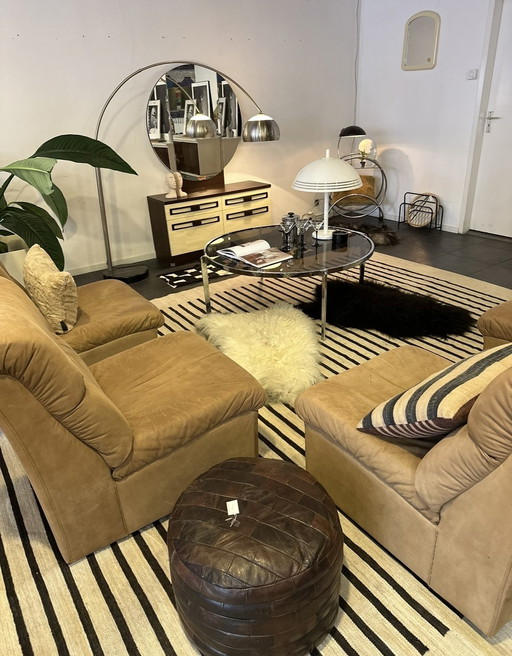 Divano in pelle vintage