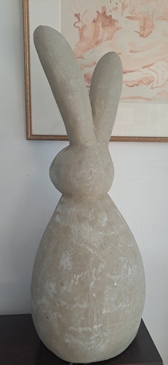 Image 1 of Allegra lepre di ceramica di grandi dimensioni