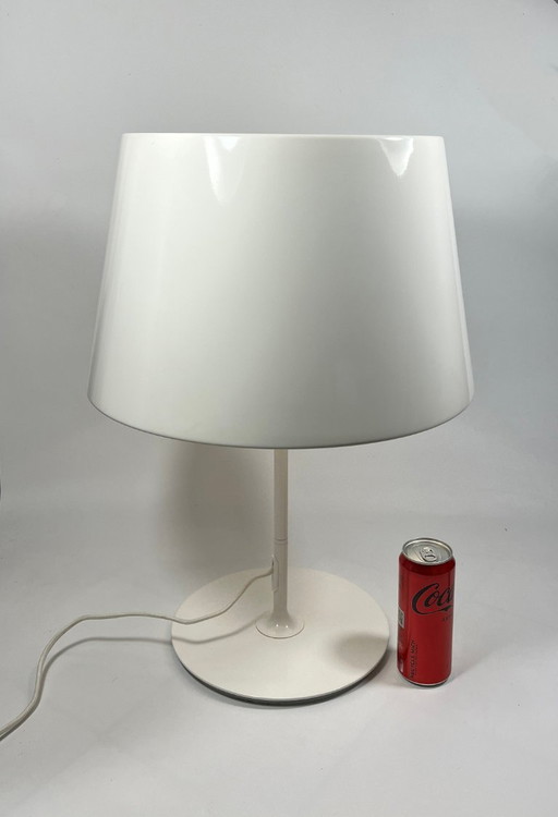 Rare large IKEA KULLA table lamp - White - Design by C. Halskov & H. Dalsgaard