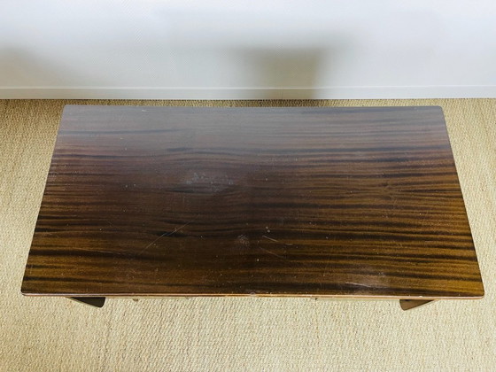 Image 1 of Vintage modernist mahogany desk by Bähre Mignon Möbel, 1960