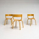 Set of 3 Thonet 404 F design chairs by Stefan Diez, 2017