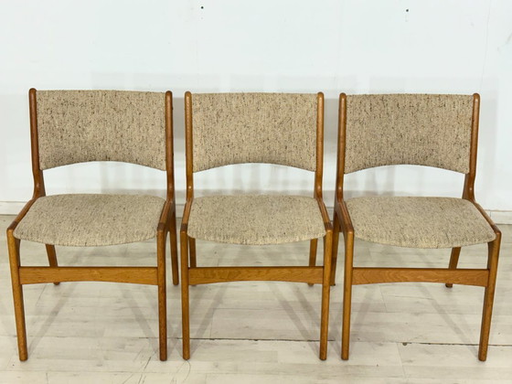 Image 1 of Set di 6 sedie Erik Buch di metà secolo / Sedie da sala da pranzo / Sedie da cucina