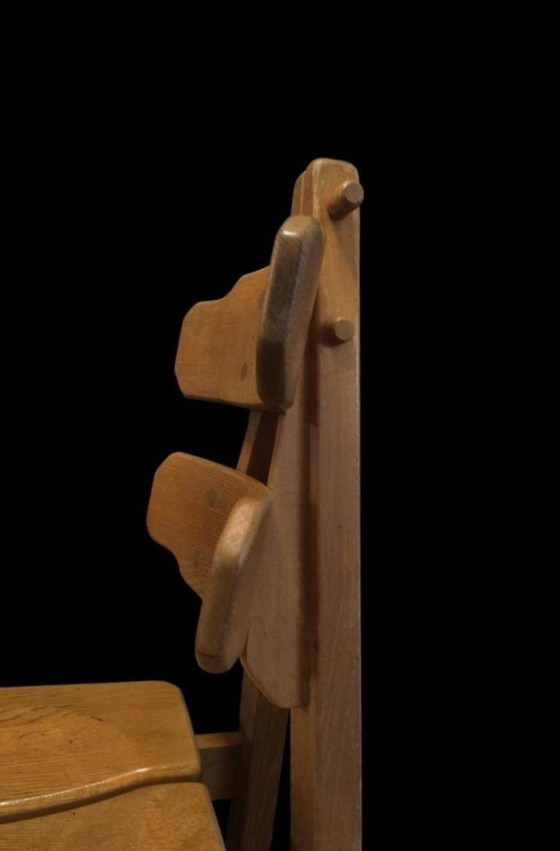 Image 1 of Vintage brutalist sculptural constructivisme stoel