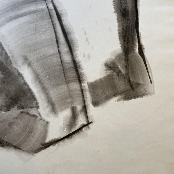 Georges (géo) De Vlamynck, Femme Nue Abstraite, Fusain Encre Craie sur Papier Mouillé – Peintures et dessins (photo 7 of 17)