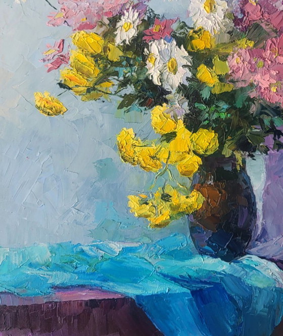Image 1 of Autumn Flowers In A Vase Boris