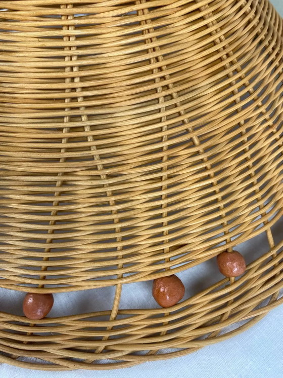 Vintage wicker pendant light – Pendant lamps, Rattan (photo 11 of 18)